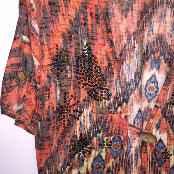 Short Sleeve Cardigan - Picture 2 of 4